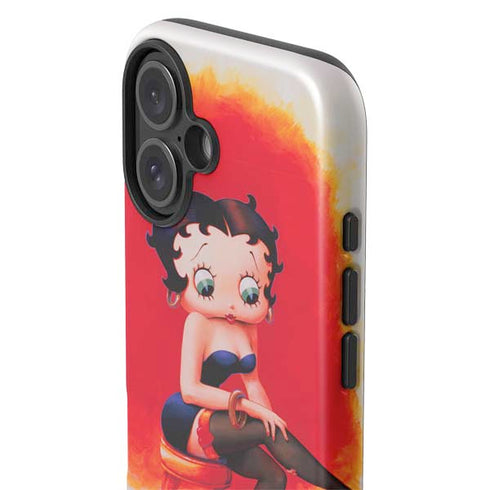 Betty Boop Stockings iPhone 16 Plus Impact Case